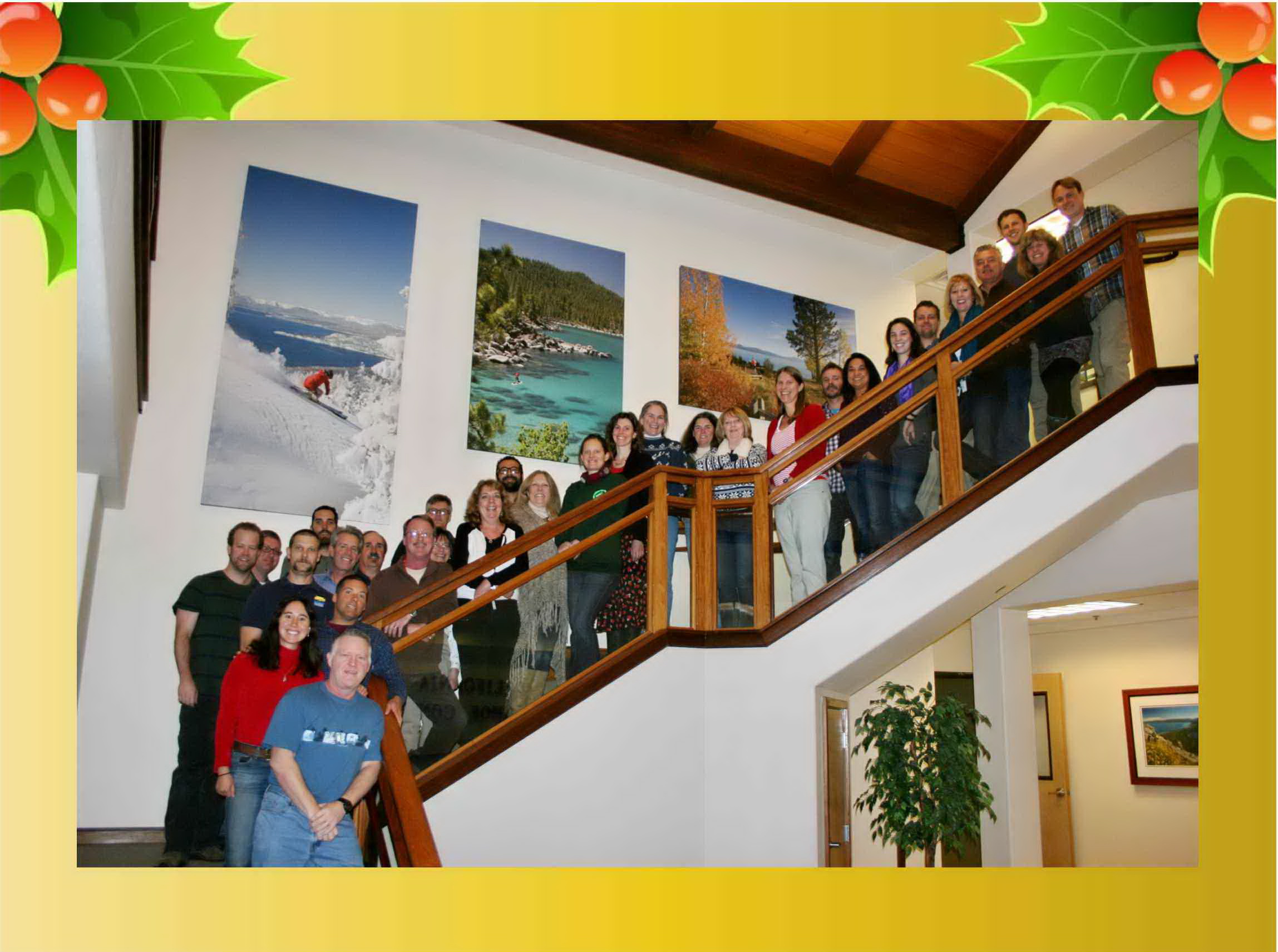 staff holiday photo