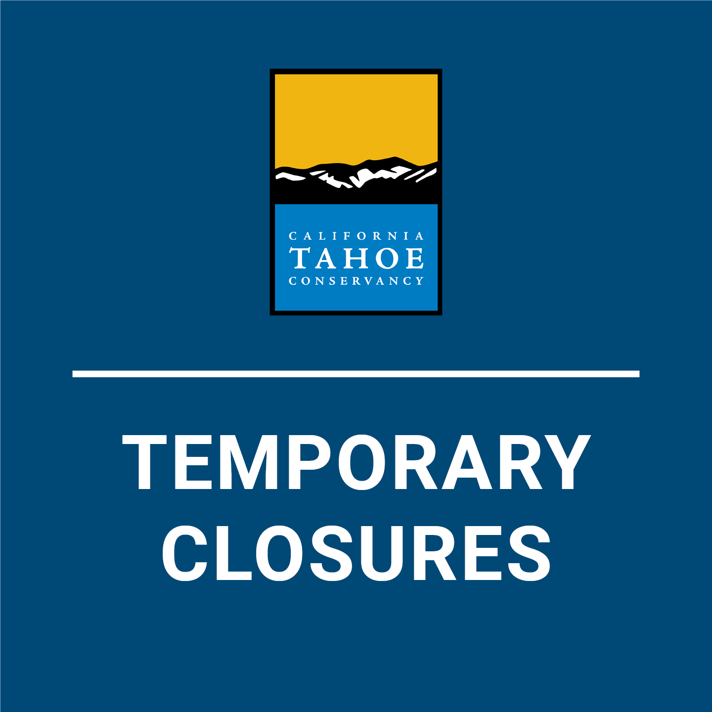 temporary closures