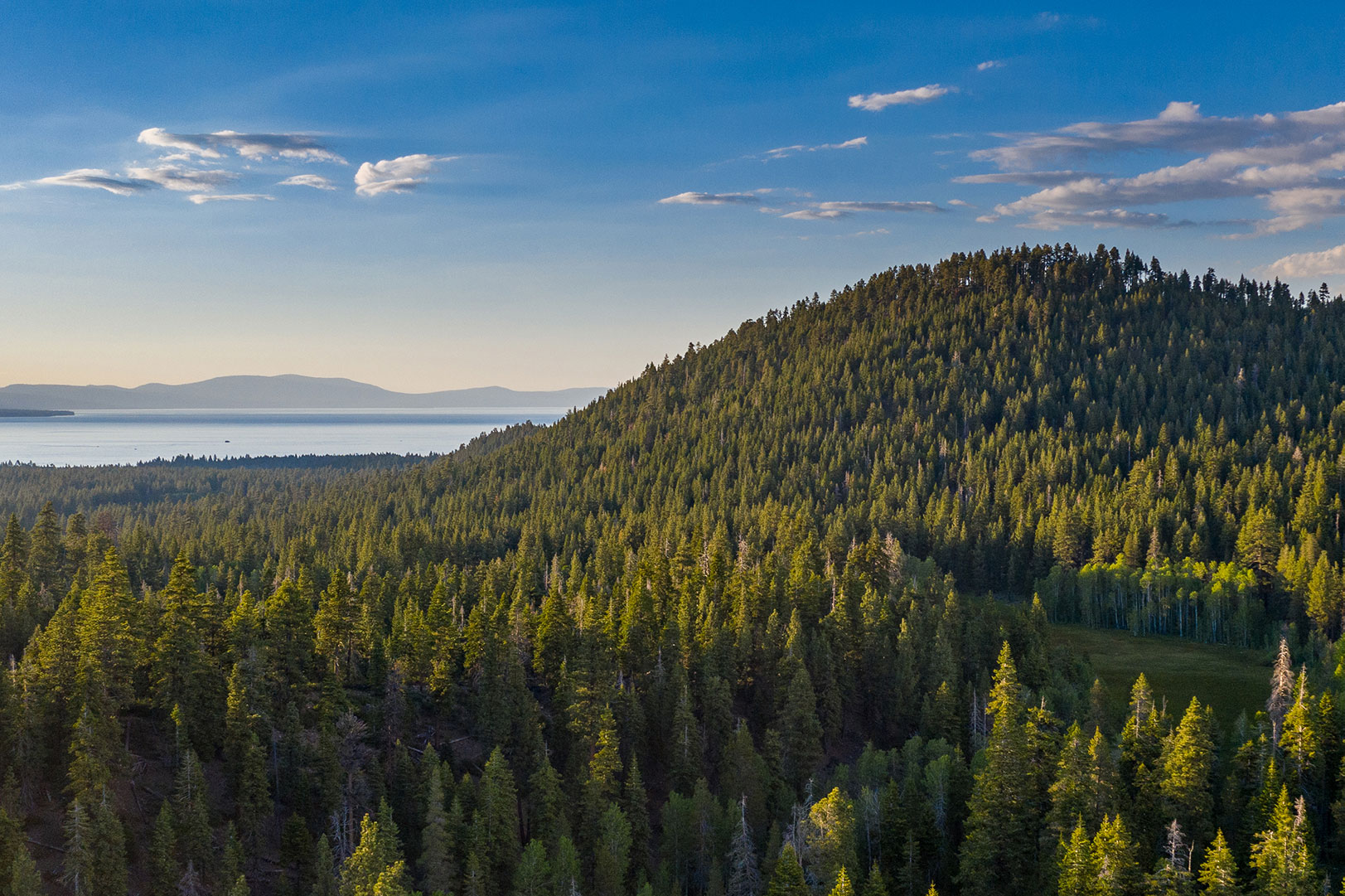 Tahoe Mountain and Lake Tahoe
