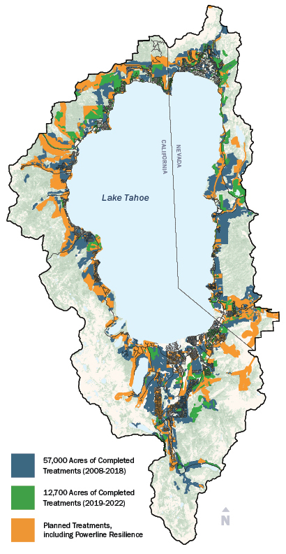 WILDLAND-URBAN INTERFACE TREATMENTS IN THE LAKE TAHOE BASIN