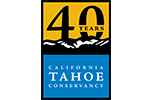 40th Anniversary Logo of the California Tahoe Conservancy