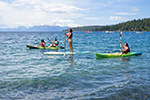 People paddling on Lake Tahoe