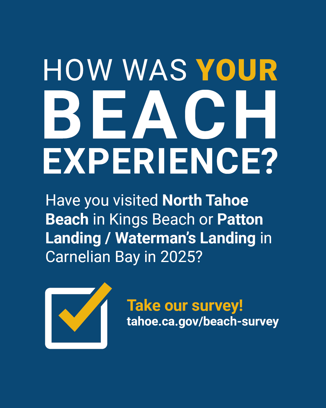 North Shore Beach Survey