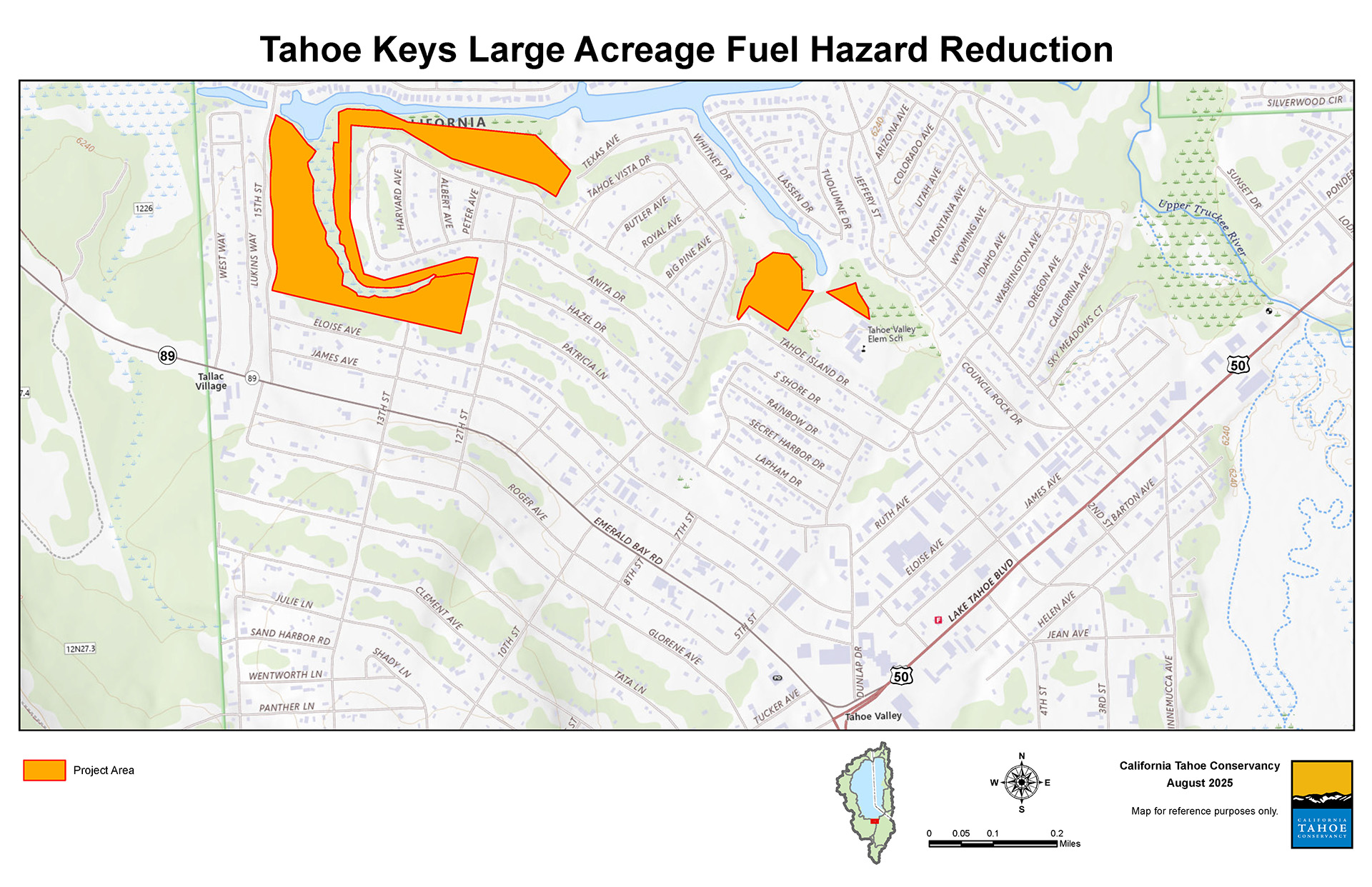 Tahoe Keys Large Acreage Fuel Hazard Reduction Project